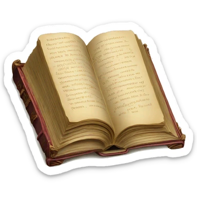 Vintage rococo book sticker