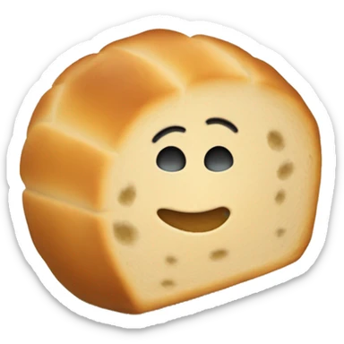 crystal ball bread sticker