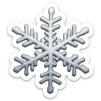 Snowflake  sticker