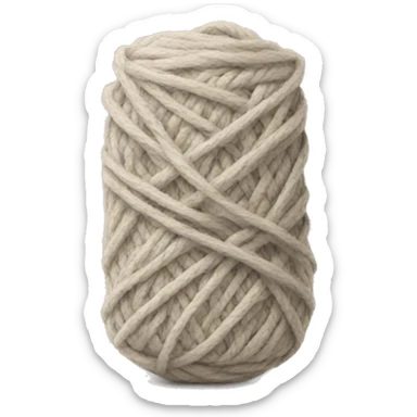 Yarn sticker