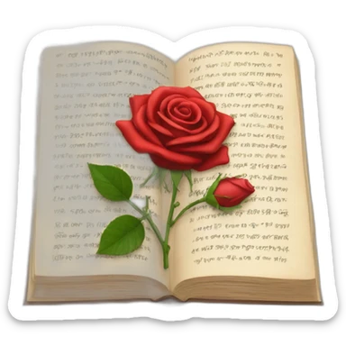 the-name-of-the-rose-book sticker
