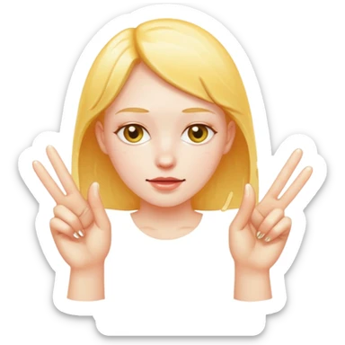 2 fingers in a pussy sticker