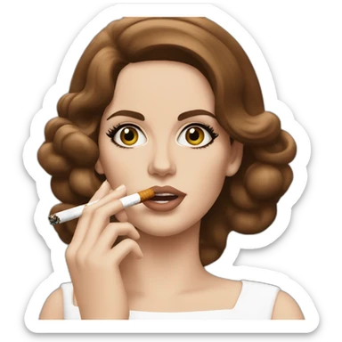 Lana del rey charismatic holding her cigaret sticker