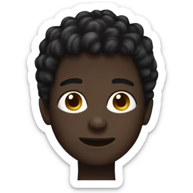 dark skin boy with freeforms sticker