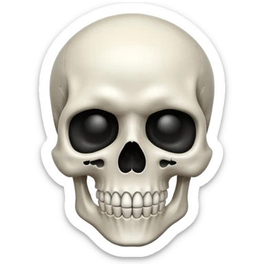 Skull sticker