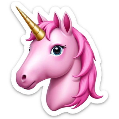 Unicornio rosado  sticker
