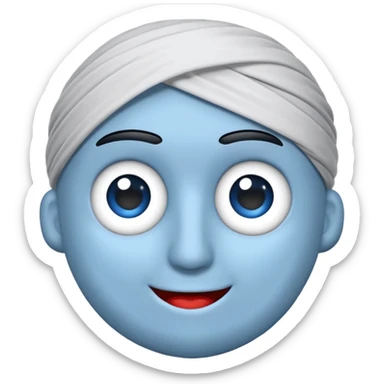 Bana mavi tik emojisi yapar mısın yuvarlak olcak küçük olmak içinde beyaz tik olcak sticker