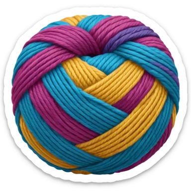 ball of yarn sticker