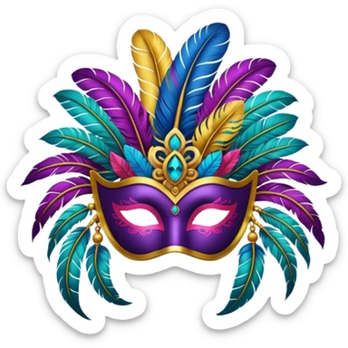 Dance Story Mask sticker
