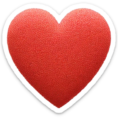 Heart sticker