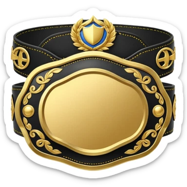 Champion Belt sticker