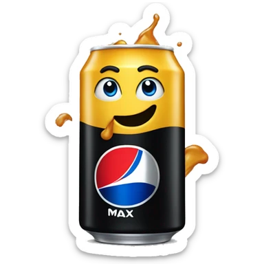 Pepsi max sticker