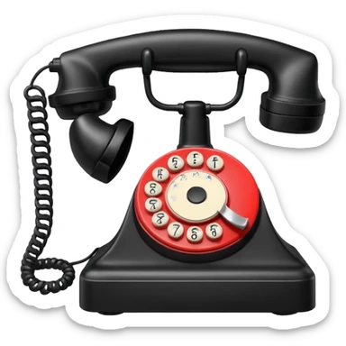 Rotary Phone sticker