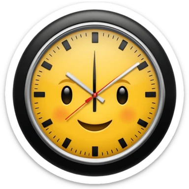 quiero un reloj  de pared 2pm  de la tarde porfvarto  sticker