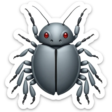 rolly polly bug sticker
