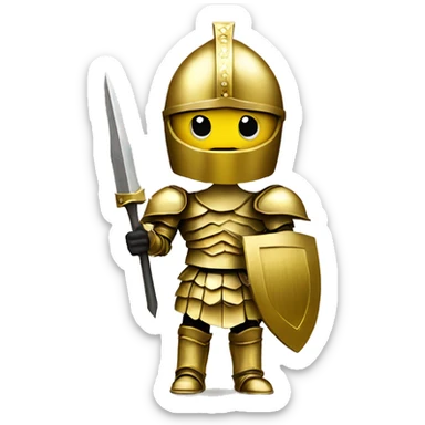 GOLD ARMOR HOLDING SIGN “GDR” sticker
