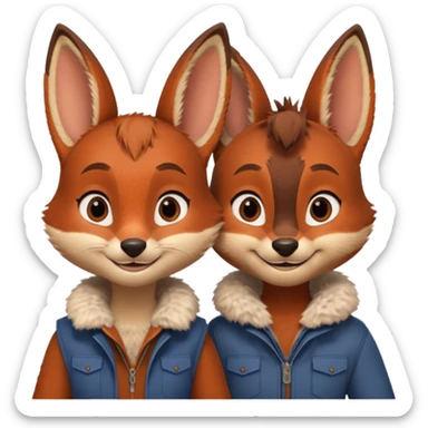 Nick and Judy sticker