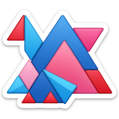 🌌📈💙❤️‍🔥🌸 sticker