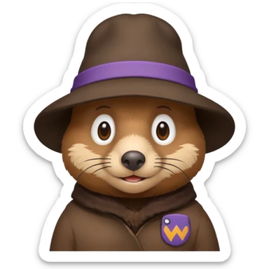 a mole for twitch chanel more realistic  sticker