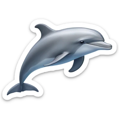 Bottlenose dolphin  sticker