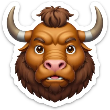 bearded ox sticker