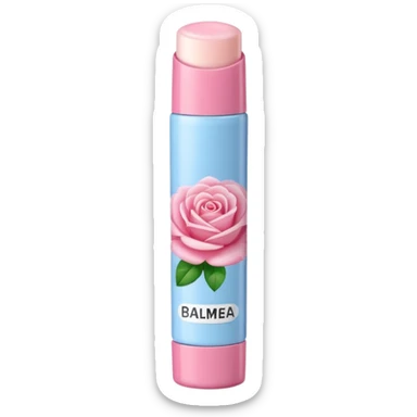 Balmea Rose Vanilla Lip Balm chapstick for lips sticker