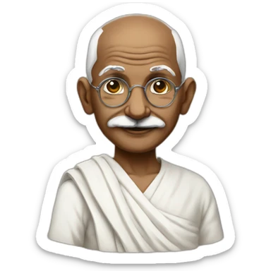 Mahatma gandhi  sticker