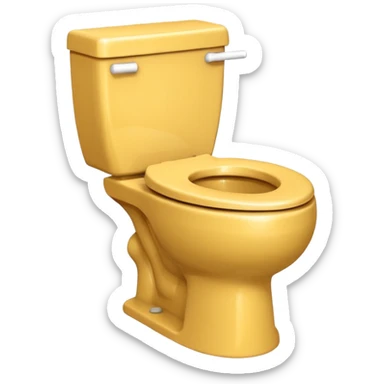 Sibidi toilet with a head  sticker