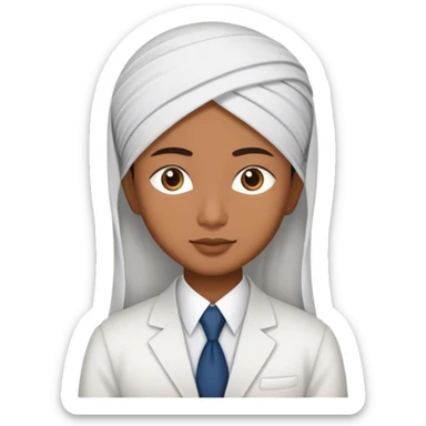 a thai person working for a muslim bank sticker