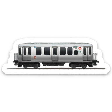 NYC Mta one train sticker