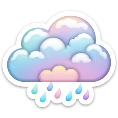 Can you make it more abstract and with pastel colors? sticker