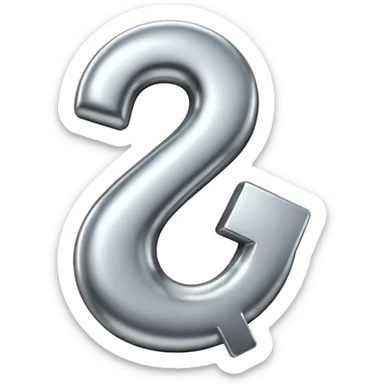 question mark sticker