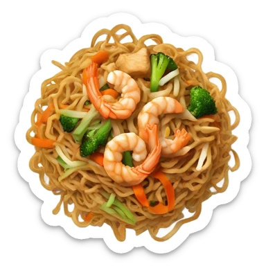 Chow mein sticker