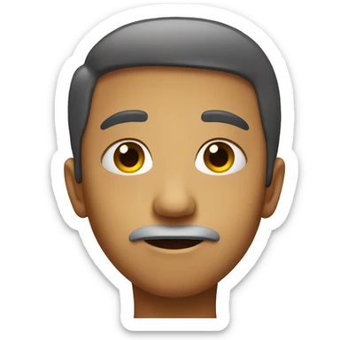 empathetic face sticker