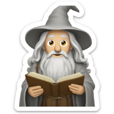gandalf reling a story sticker