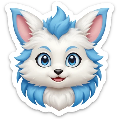 Cartoonic Cute Anime Fakémon-Fantasy-creature sticker