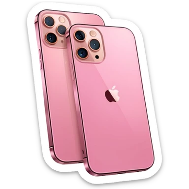 Pink iphone 12 pro max sticker