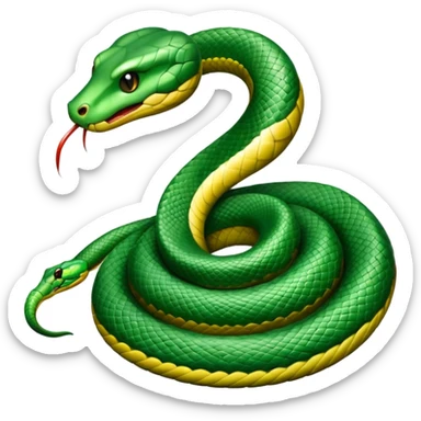 Snake sticker