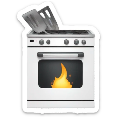 Fixing a broken oven sticker