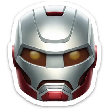 Grogu as iron man sticker