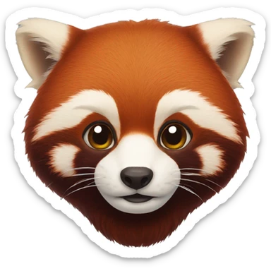 Red panda  sticker