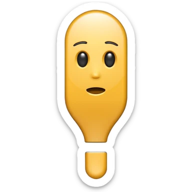 white exclamation mark sticker