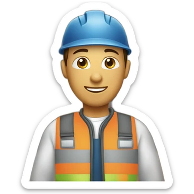 logistic worker sticker