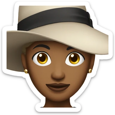 Gangsta mama in fedora sticker