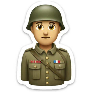 luxembourg soldier sticker