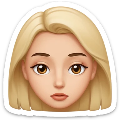 seductive eye roll sticker