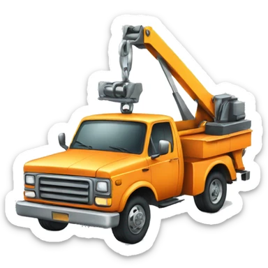 tow truck sticker