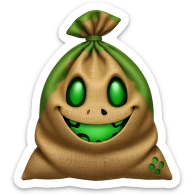 create Oogie boogie From nightmare before Christmas As Emojis that don’t already exists. sticker