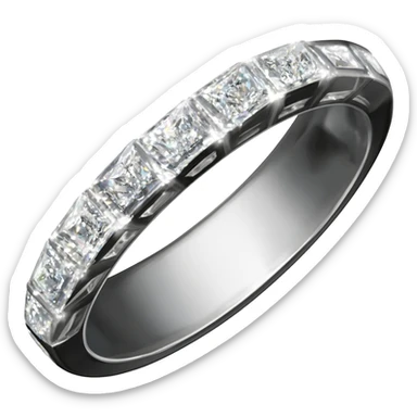 Glowing diamond marriage ring sticker