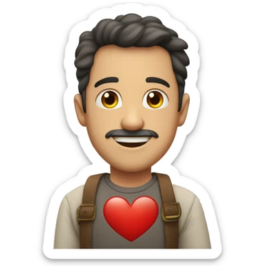 Quiero un corazón pero que sea humano y que sea de rojos claros, como muy astethic sticker